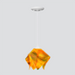 Jezebel Gallery Flame Signature 9" x 7" Small Snapdragon Pendant Light With White Hardware