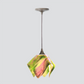 Jezebel Gallery Flame Signature 9" x 7" Small Tulip Pendant Light With Brown Hardware
