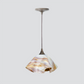 Jezebel Gallery Lily Radiance 11" x 7" Large Bisque Pendant Light With Brown Hardware