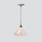 Jezebel Gallery Lily Radiance 11" x 7" Large Champagne Pendant Light With Brown Hardware