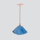 Jezebel Gallery Lily Radiance 11" x 7" Large Lavender Pendant Light With Copper Hardware