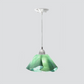 Jezebel Gallery Lily Radiance 11" x 7" Large Seafoam Green Pendant Light With Nickel Hardware