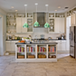 Jezebel Gallery Lily Radiance 11" x 7" Large Seafoam Green Pendant Light With White Hardware