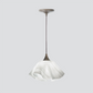 Jezebel Gallery Lily Radiance 11" x 7" Large White Cloud Pendant Light With Brown Hardware