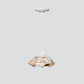 Jezebel Gallery Lily Radiance 9" x 5" Small Bisque Pendant Light With White Hardware