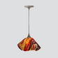 Jezebel Gallery Lily Signature 11" x 7" Large Begonia Pendant Light With Brown Hardware