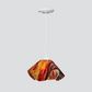 Jezebel Gallery Lily Signature 11" x 7" Large Begonia Pendant Light With White Hardware