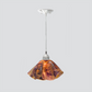 Jezebel Gallery Lily Signature 11" x 7" Large Black Eyed Susan Pendant Light With Nickel Hardware