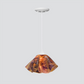 Jezebel Gallery Lily Signature 11" x 7" Large Black Eyed Susan Pendant Light With White Hardware