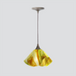 Jezebel Gallery Lily Signature 11" x 7" Large Buttercup Pendant Light With Brown Hardware