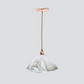 Jezebel Gallery Lily Signature 11" x 7" Large Lotus Pendant Light With Copper Hardware