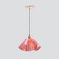 Jezebel Gallery Lily Signature 11" x 7" Large Peony Pendant Light With Copper Hardware