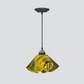 Jezebel Gallery Lily Signature 11" x 7" Large Treebark Pendant Light With Black Hardware