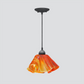 Jezebel Gallery Lily Signature 11" x 7" Large Zinna Pendant Light With Black Hardware