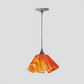 Jezebel Gallery Lily Signature 11" x 7" Large Zinna Pendant Light With Brown Hardware