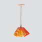 Jezebel Gallery Lily Signature 11" x 7" Large Zinna Pendant Light With Copper Hardware