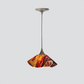 Jezebel Gallery Lily Signature 9" x 5" Small Begonia Pendant Light With Brown Hardware