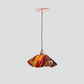 Jezebel Gallery Lily Signature 9" x 5" Small Begonia Pendant Light With Copper Hardware