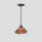 Jezebel Gallery Lily Signature 9" x 5" Small Black Eyed Susan Pendant Light With Black Hardware