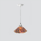 Jezebel Gallery Lily Signature 9" x 5" Small Black Eyed Susan Pendant Light With Nickel Hardware