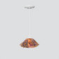 Jezebel Gallery Lily Signature 9" x 5" Small Black Eyed Susan Pendant Light With White Hardware