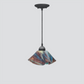 Jezebel Gallery Lily Signature 9" x 5" Small Day Pendant Light With Black Hardware