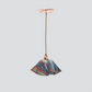 Jezebel Gallery Lily Signature 9" x 5" Small Day Pendant Light With Copper Hardware