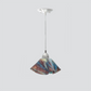 Jezebel Gallery Lily Signature 9" x 5" Small Day Pendant Light With Nickel Hardware