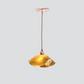 Jezebel Gallery Lily Signature 9" x 5" Small Honeysuckle Pendant Light With Copper Hardware