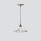 Jezebel Gallery Lily Signature 9" x 5" Small Lotus Pendant Light With Brown Hardware