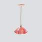 Jezebel Gallery Lily Signature 9" x 5" Small Peony Pendant Light With Copper Hardware
