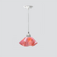 Jezebel Gallery Lily Signature 9" x 5" Small Peony Pendant Light With Nickel Hardware
