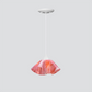 Jezebel Gallery Lily Signature 9" x 5" Small Peony Pendant Light With White Hardware