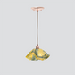 Jezebel Gallery Lily Signature 9" x 5" Small Strawflower Pendant Light With Copper Hardware