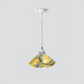 Jezebel Gallery Lily Signature 9" x 5" Small Strawflower Pendant Light With Nickel Hardware