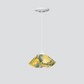 Jezebel Gallery Lily Signature 9" x 5" Small Strawflower Pendant Light With White Hardware