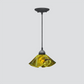 Jezebel Gallery Lily Signature 9" x 5" Small Treebark Pendant Light With Black Hardware