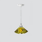Jezebel Gallery Lily Signature 9" x 5" Small Treebark Pendant Light With Nickel Hardware