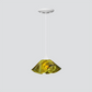 Jezebel Gallery Lily Signature 9" x 5" Small Treebark Pendant Light With White Hardware