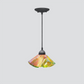 Jezebel Gallery Lily Signature 9" x 5" Small Tulip Pendant Light With Black Hardware