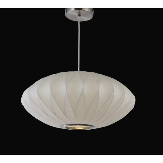 Legion Furniture 18" 1-Light White Finish Stainless Steel Hadrware Pendant Lamp