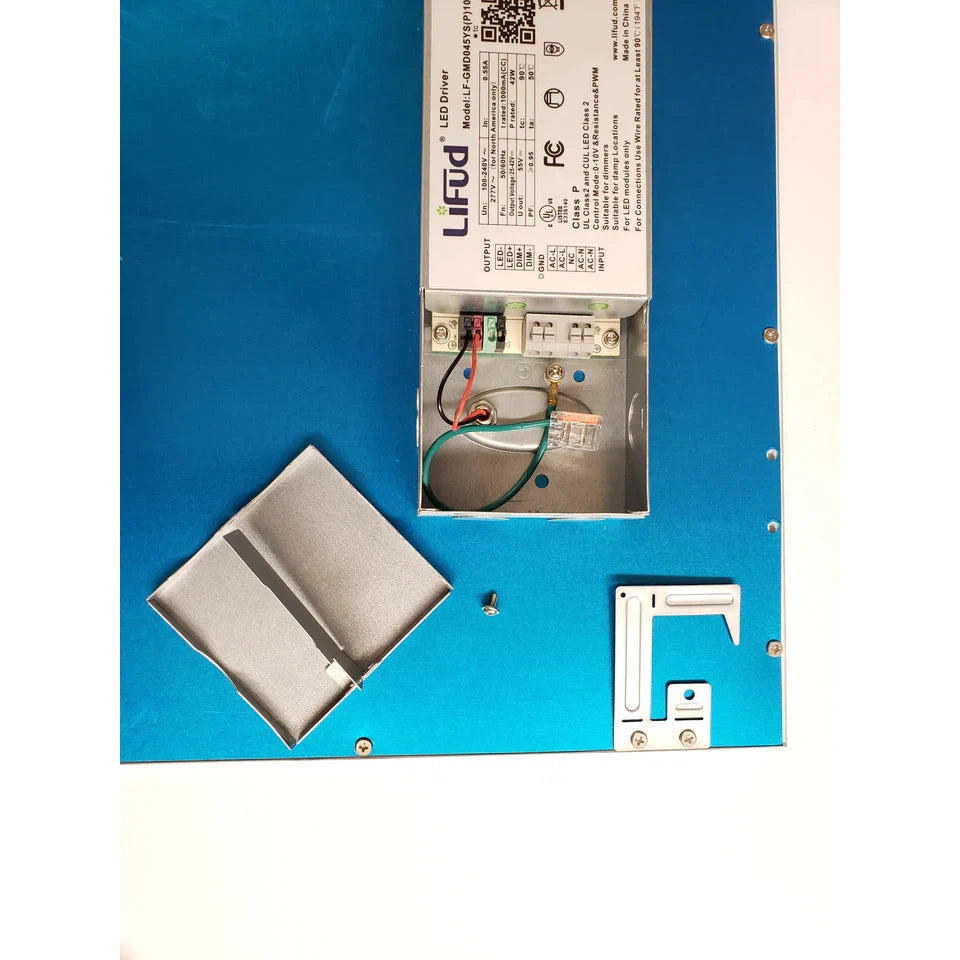 Lifegard Lighting 1'x4' 100V-277V 40W Dimmable Lumen:4000 CRI:>80 PF:>0.10 4000K Panel Light