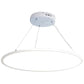 Lifegard Lighting 24" Round 100V-277V 40W CRI:80 PF:0.9 3000K LED Panel Light