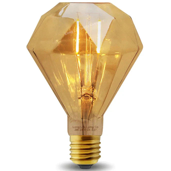 Lifegard Lighting 2W 110V Pearl Diamond Shape Dimmable 2200K LED