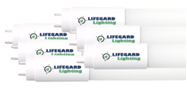 Lifegard Lighting 4" LED 34W Tube Light 6-Pack
