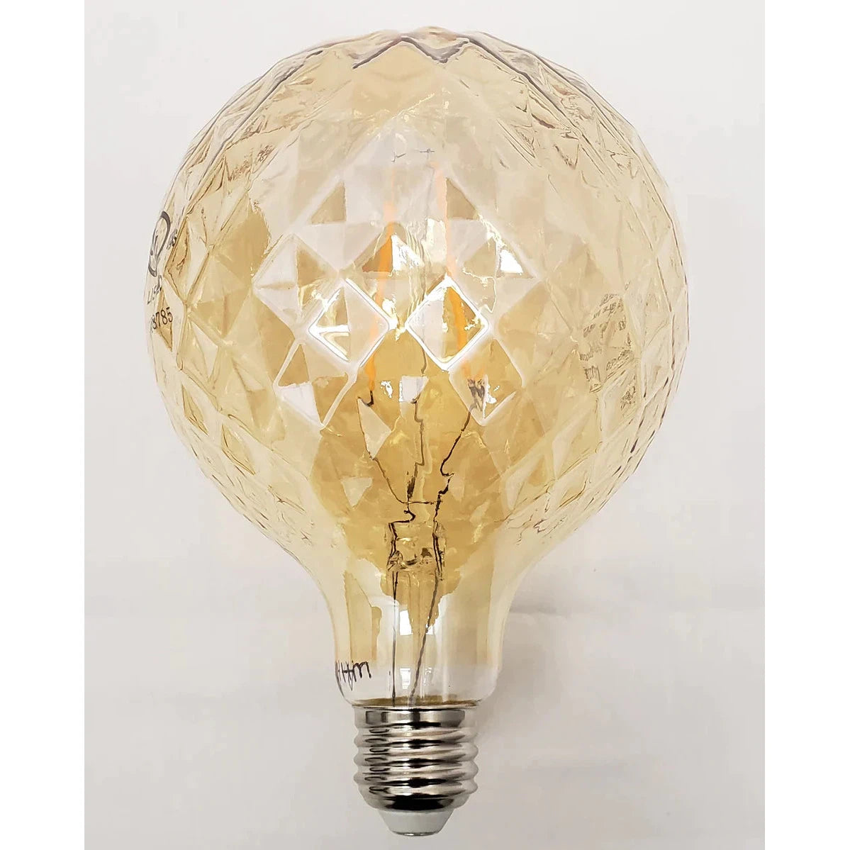 Lifegard Lighting G125 4W Vintage Hand Crafted Mirror Reflection Shape Filament 2200K LED