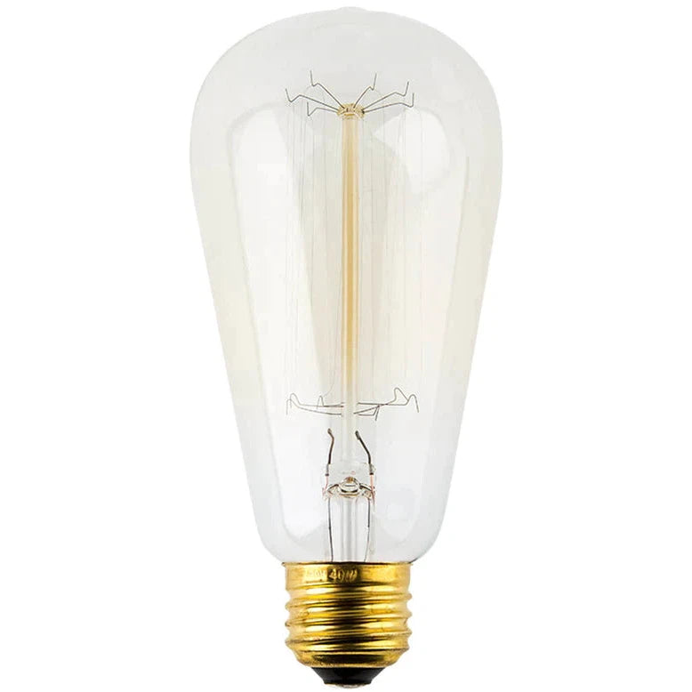 Lifegard Lighting Incandescent ST64 Heart with Hairpin Style Filament Anchors 2200K Clear Light Bulb