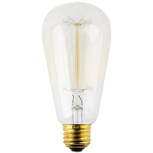 Lifegard Lighting Incandescent ST64 Heart with Hairpin Style Filament Anchors 2200K Clear Light Bulb