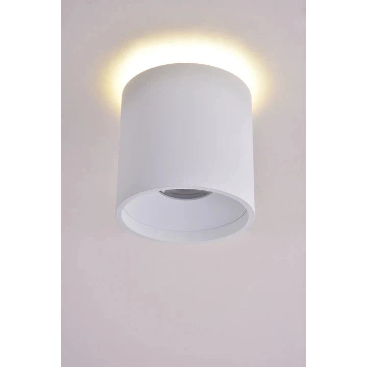 Lifegard Lighting Up/Down Series Round 12W Fixed Mount Built-in LED Tu ...