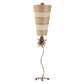 Lucas & McKearn Anemone 41" Ivory And Light Taupe Buffet Table Lamp With Cylinder-Shaped Shade